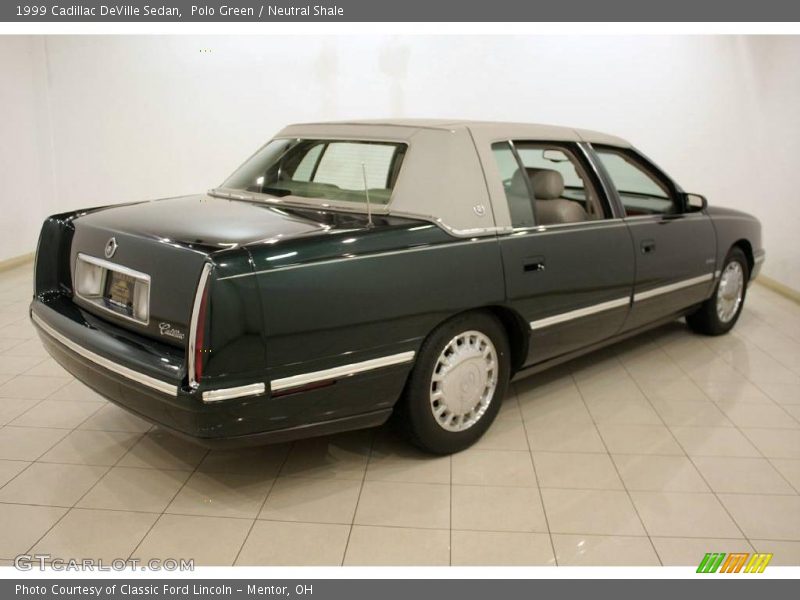Polo Green / Neutral Shale 1999 Cadillac DeVille Sedan
