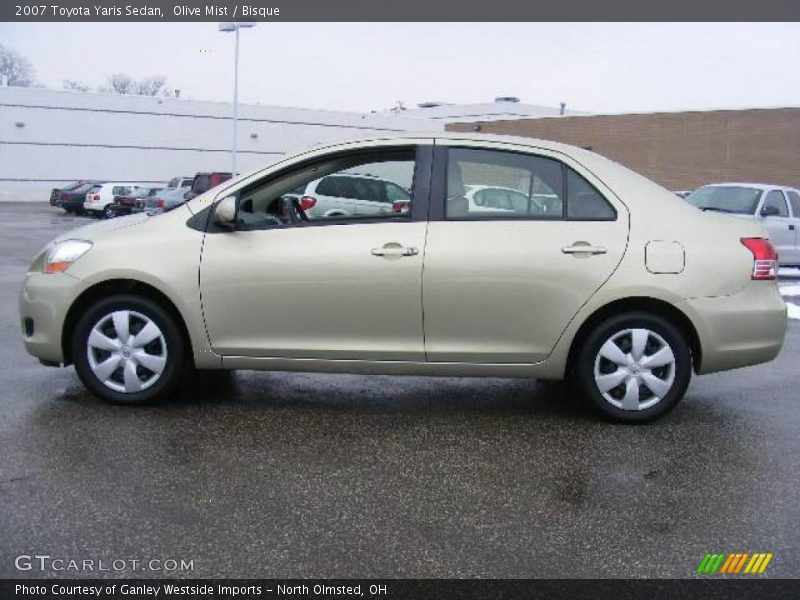 Olive Mist / Bisque 2007 Toyota Yaris Sedan