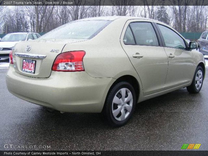 Olive Mist / Bisque 2007 Toyota Yaris Sedan