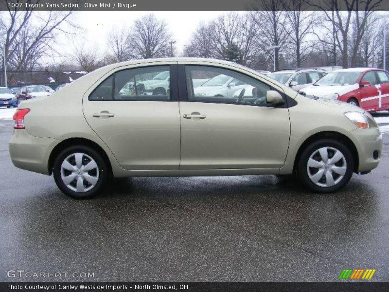 Olive Mist / Bisque 2007 Toyota Yaris Sedan