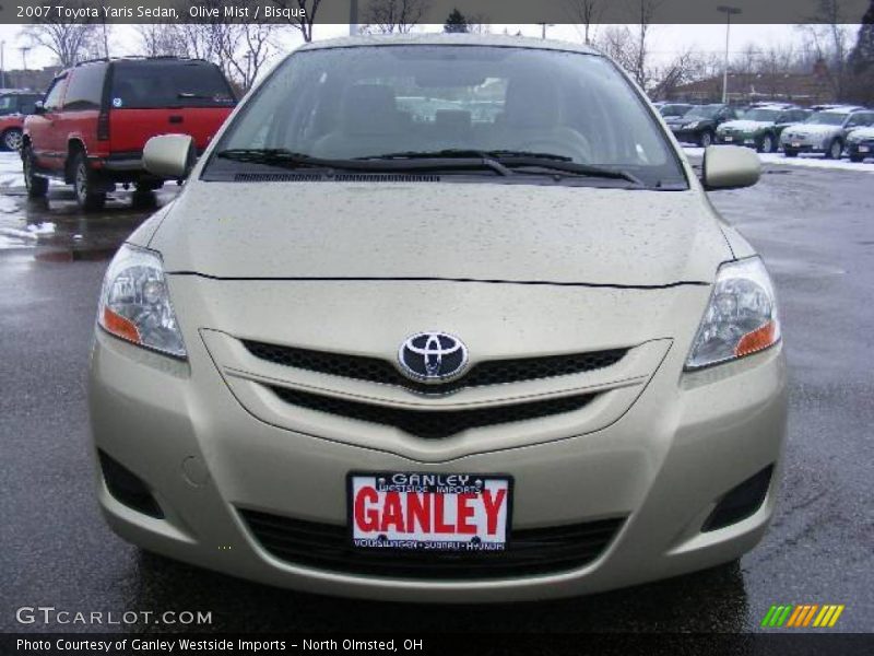Olive Mist / Bisque 2007 Toyota Yaris Sedan