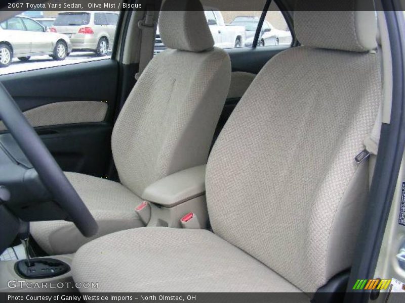 Olive Mist / Bisque 2007 Toyota Yaris Sedan