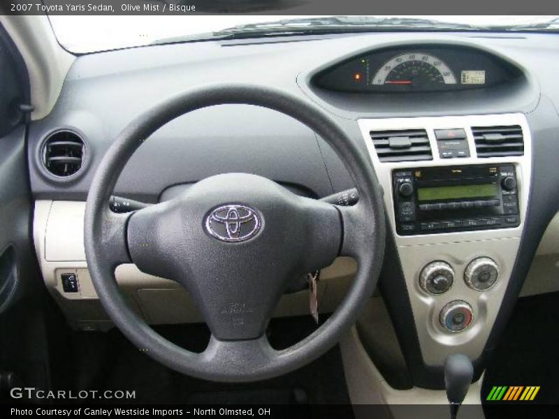 Olive Mist / Bisque 2007 Toyota Yaris Sedan