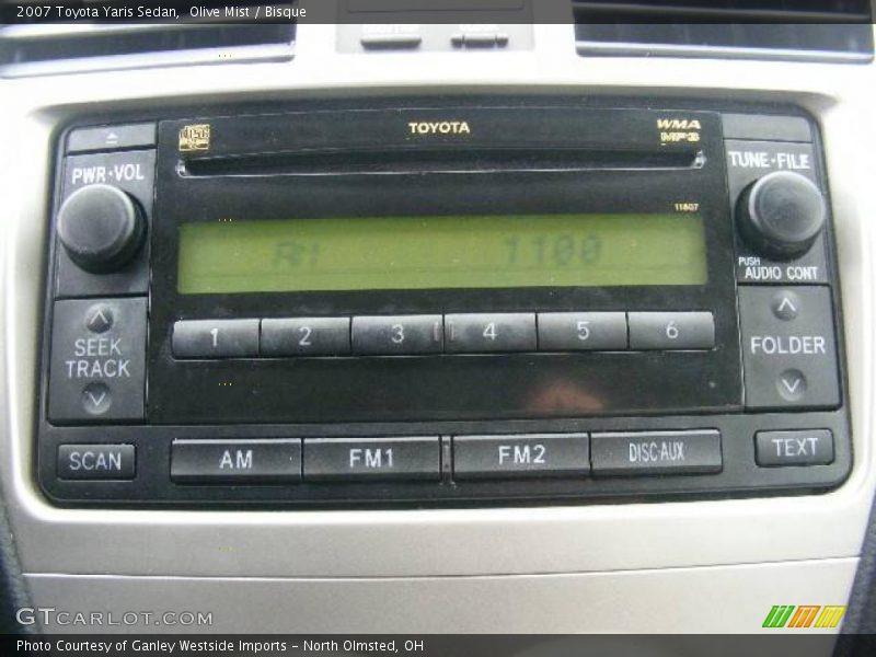 Olive Mist / Bisque 2007 Toyota Yaris Sedan