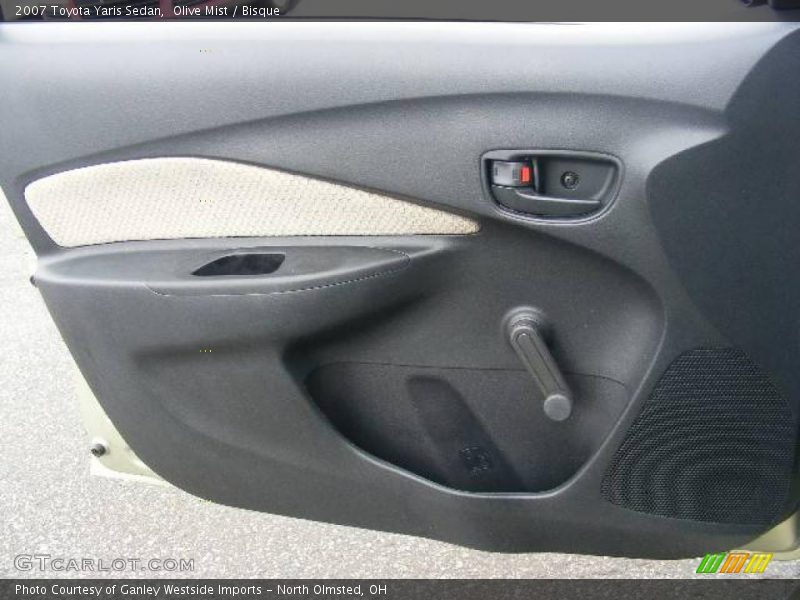 Olive Mist / Bisque 2007 Toyota Yaris Sedan
