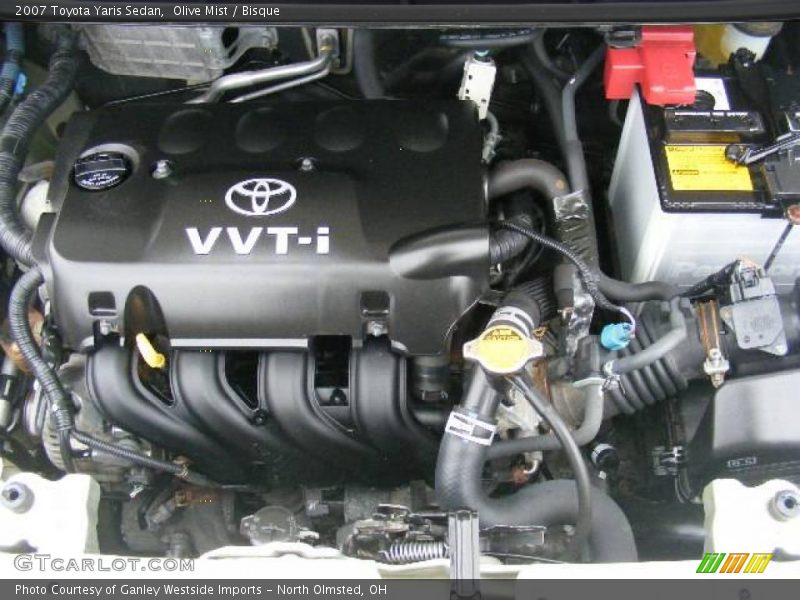 Olive Mist / Bisque 2007 Toyota Yaris Sedan