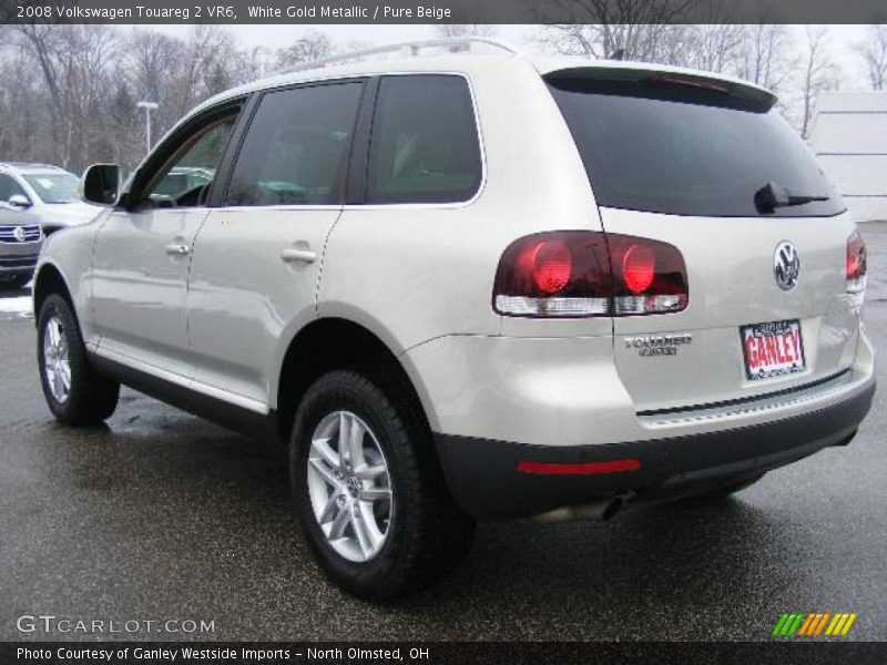 White Gold Metallic / Pure Beige 2008 Volkswagen Touareg 2 VR6
