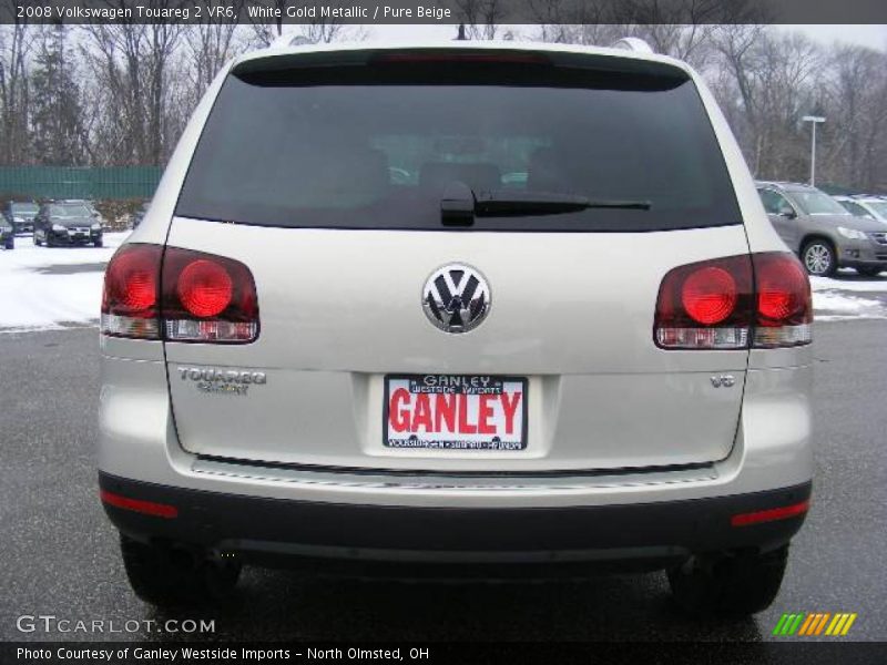 White Gold Metallic / Pure Beige 2008 Volkswagen Touareg 2 VR6