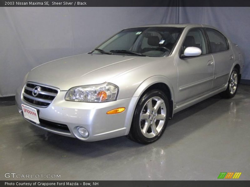 Sheer Silver / Black 2003 Nissan Maxima SE