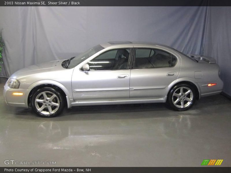 Sheer Silver / Black 2003 Nissan Maxima SE