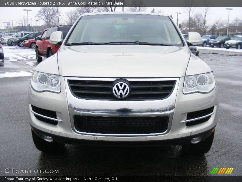 White Gold Metallic / Pure Beige 2008 Volkswagen Touareg 2 VR6