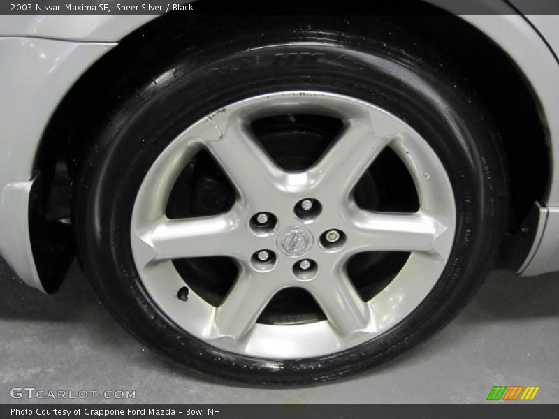 Sheer Silver / Black 2003 Nissan Maxima SE