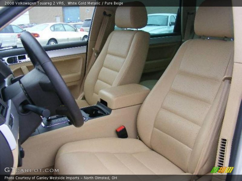 White Gold Metallic / Pure Beige 2008 Volkswagen Touareg 2 VR6