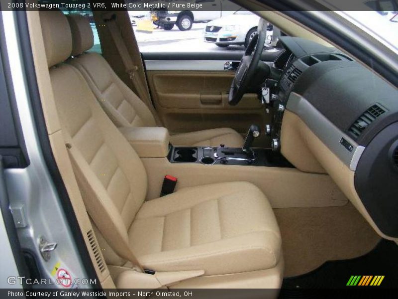 White Gold Metallic / Pure Beige 2008 Volkswagen Touareg 2 VR6