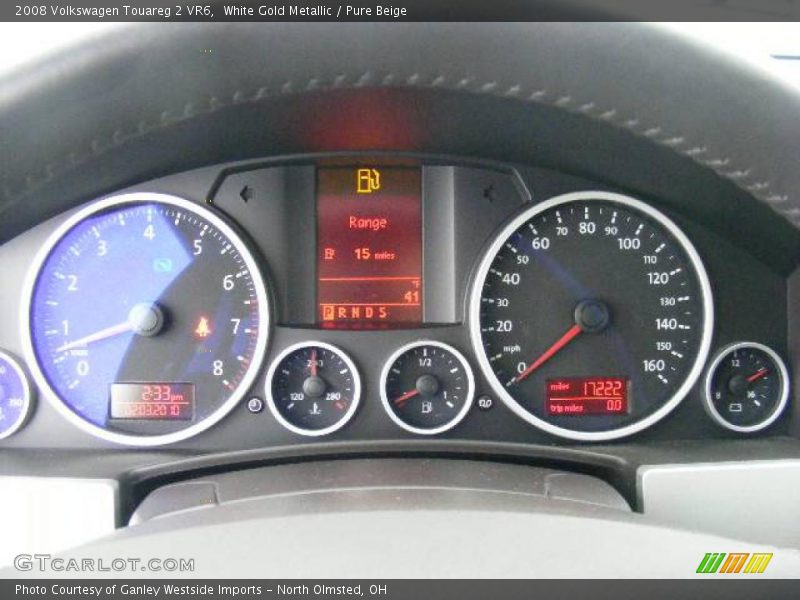 White Gold Metallic / Pure Beige 2008 Volkswagen Touareg 2 VR6