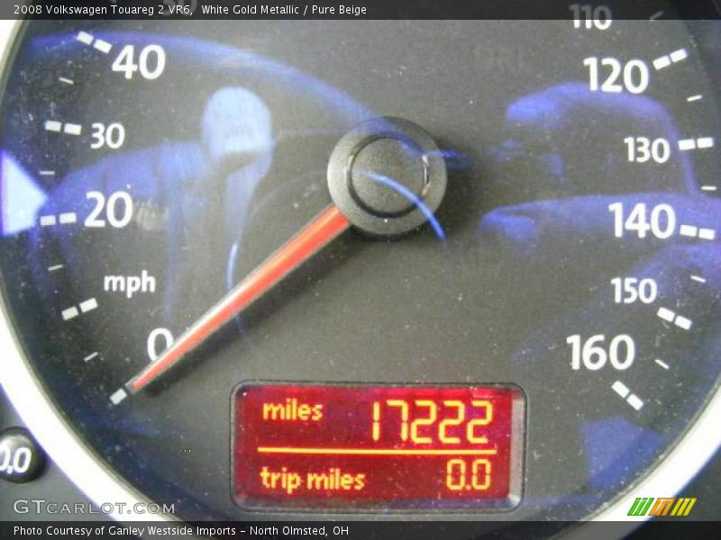 White Gold Metallic / Pure Beige 2008 Volkswagen Touareg 2 VR6