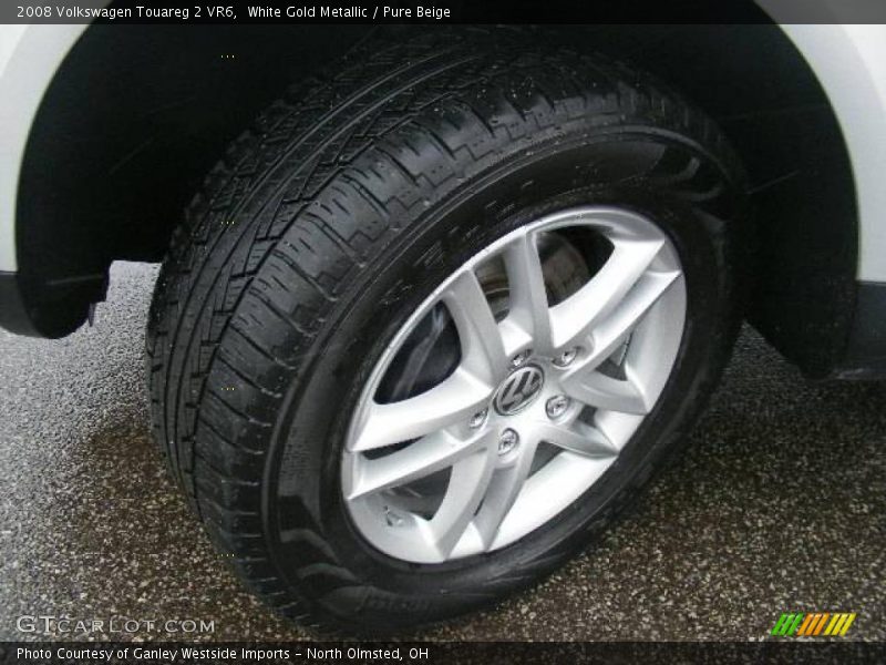 White Gold Metallic / Pure Beige 2008 Volkswagen Touareg 2 VR6