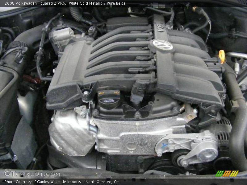 White Gold Metallic / Pure Beige 2008 Volkswagen Touareg 2 VR6