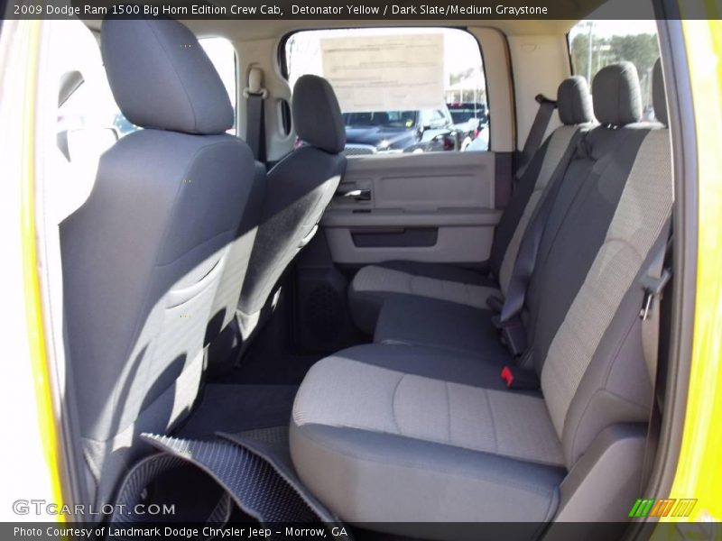 Detonator Yellow / Dark Slate/Medium Graystone 2009 Dodge Ram 1500 Big Horn Edition Crew Cab