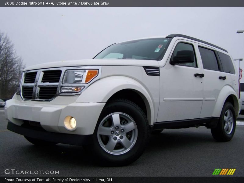 Stone White / Dark Slate Gray 2008 Dodge Nitro SXT 4x4