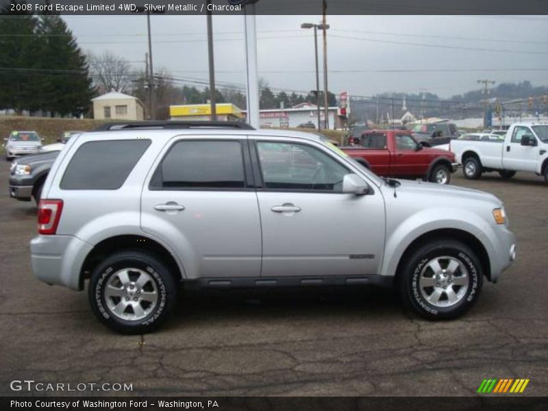 Silver Metallic / Charcoal 2008 Ford Escape Limited 4WD