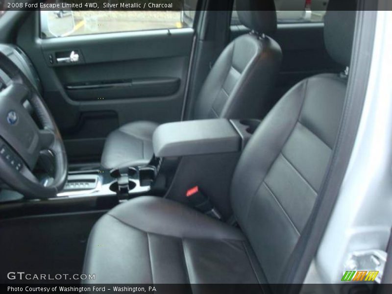 Silver Metallic / Charcoal 2008 Ford Escape Limited 4WD