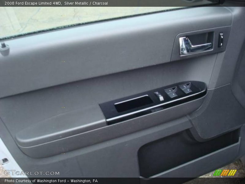 Silver Metallic / Charcoal 2008 Ford Escape Limited 4WD