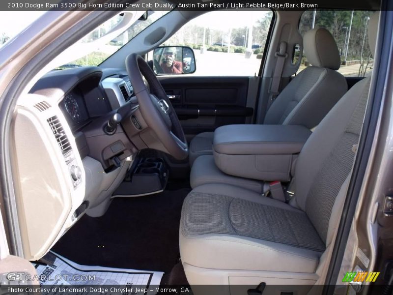 Austin Tan Pearl / Light Pebble Beige/Bark Brown 2010 Dodge Ram 3500 Big Horn Edition Crew Cab Dually