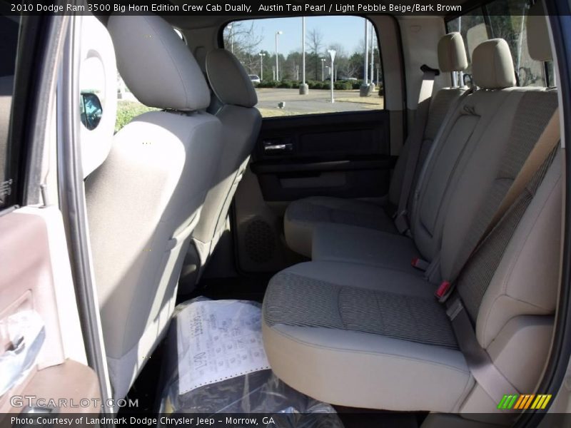 Austin Tan Pearl / Light Pebble Beige/Bark Brown 2010 Dodge Ram 3500 Big Horn Edition Crew Cab Dually