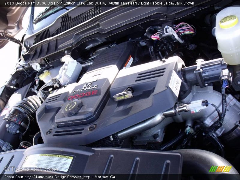 Austin Tan Pearl / Light Pebble Beige/Bark Brown 2010 Dodge Ram 3500 Big Horn Edition Crew Cab Dually