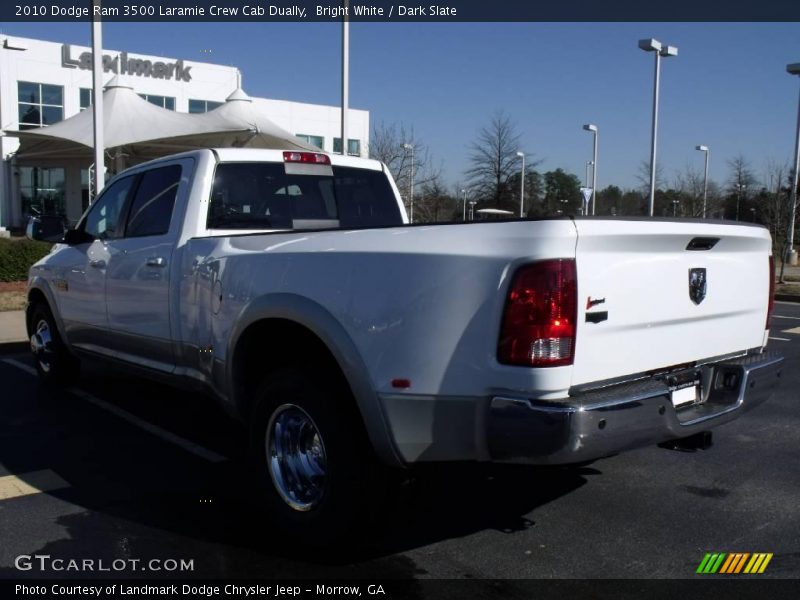 Bright White / Dark Slate 2010 Dodge Ram 3500 Laramie Crew Cab Dually