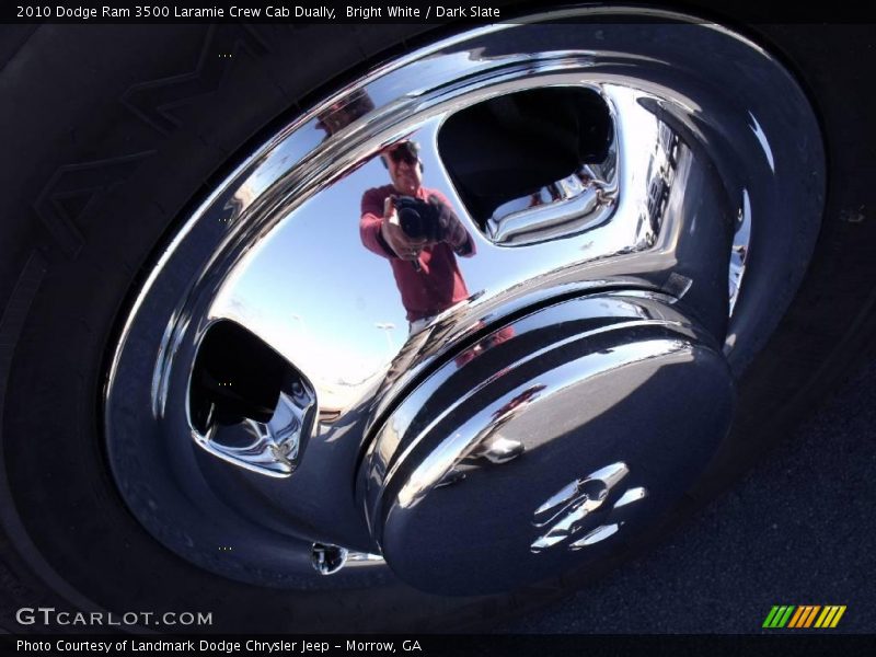 Bright White / Dark Slate 2010 Dodge Ram 3500 Laramie Crew Cab Dually