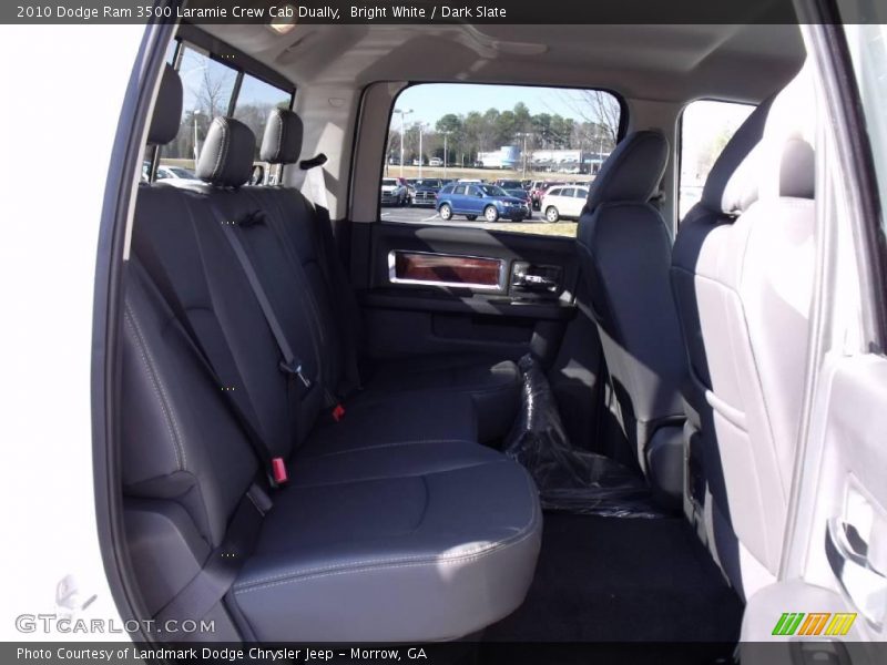 Bright White / Dark Slate 2010 Dodge Ram 3500 Laramie Crew Cab Dually