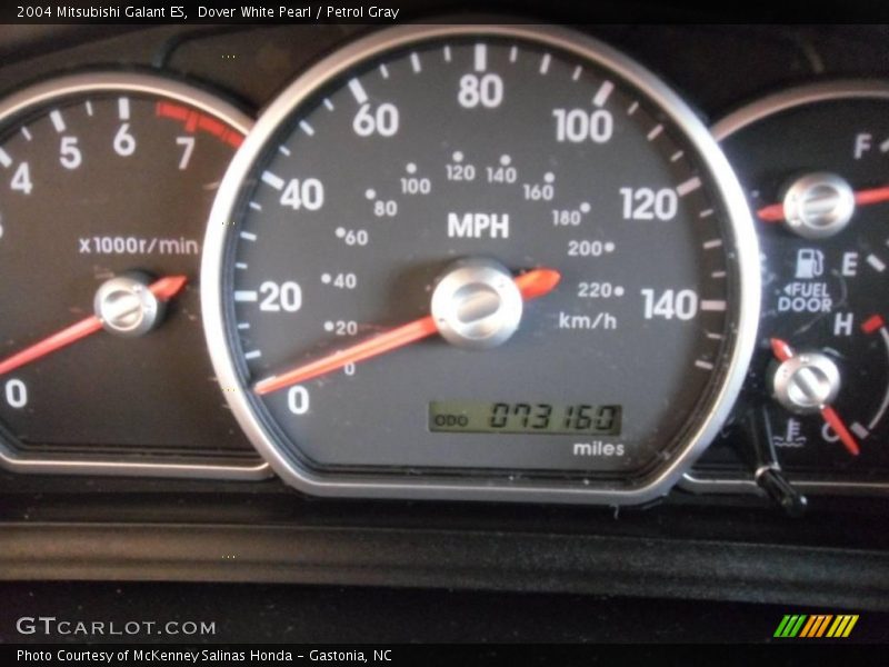Dover White Pearl / Petrol Gray 2004 Mitsubishi Galant ES