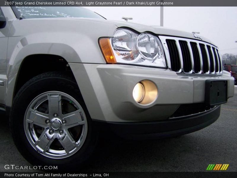 Light Graystone Pearl / Dark Khaki/Light Graystone 2007 Jeep Grand Cherokee Limited CRD 4x4