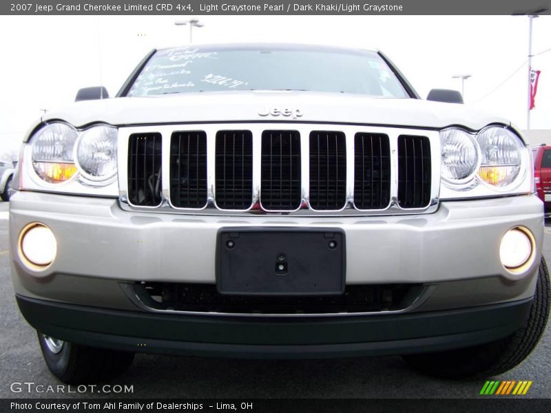 Light Graystone Pearl / Dark Khaki/Light Graystone 2007 Jeep Grand Cherokee Limited CRD 4x4
