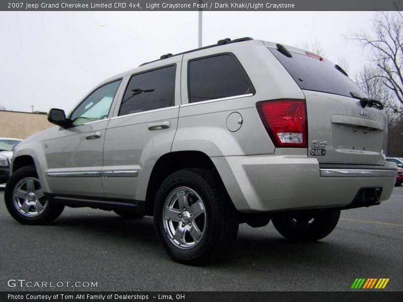 Light Graystone Pearl / Dark Khaki/Light Graystone 2007 Jeep Grand Cherokee Limited CRD 4x4