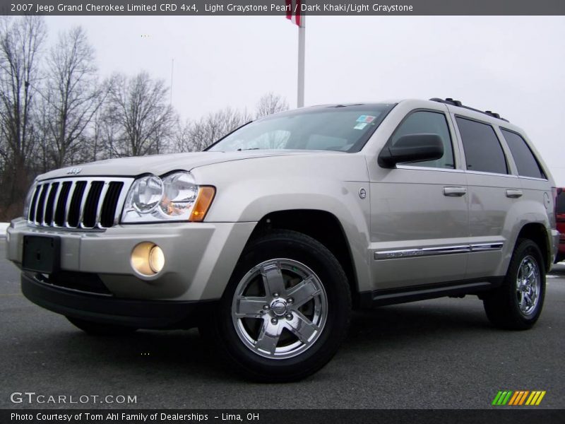 Light Graystone Pearl / Dark Khaki/Light Graystone 2007 Jeep Grand Cherokee Limited CRD 4x4