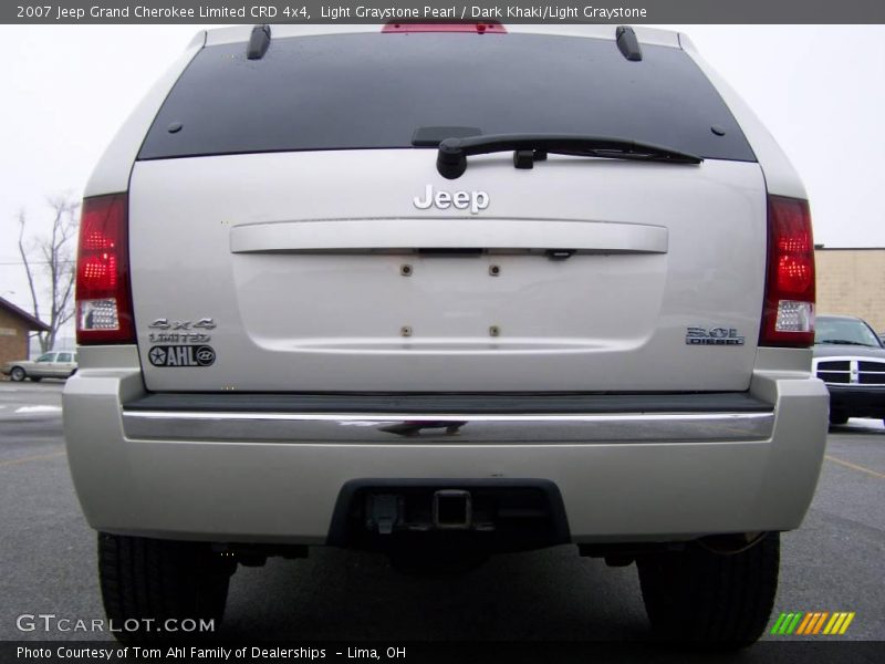 Light Graystone Pearl / Dark Khaki/Light Graystone 2007 Jeep Grand Cherokee Limited CRD 4x4