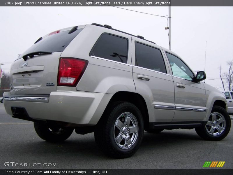 Light Graystone Pearl / Dark Khaki/Light Graystone 2007 Jeep Grand Cherokee Limited CRD 4x4
