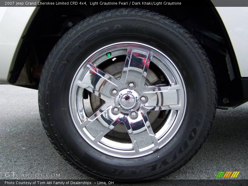 Light Graystone Pearl / Dark Khaki/Light Graystone 2007 Jeep Grand Cherokee Limited CRD 4x4