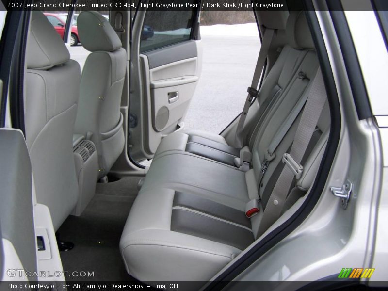 Light Graystone Pearl / Dark Khaki/Light Graystone 2007 Jeep Grand Cherokee Limited CRD 4x4