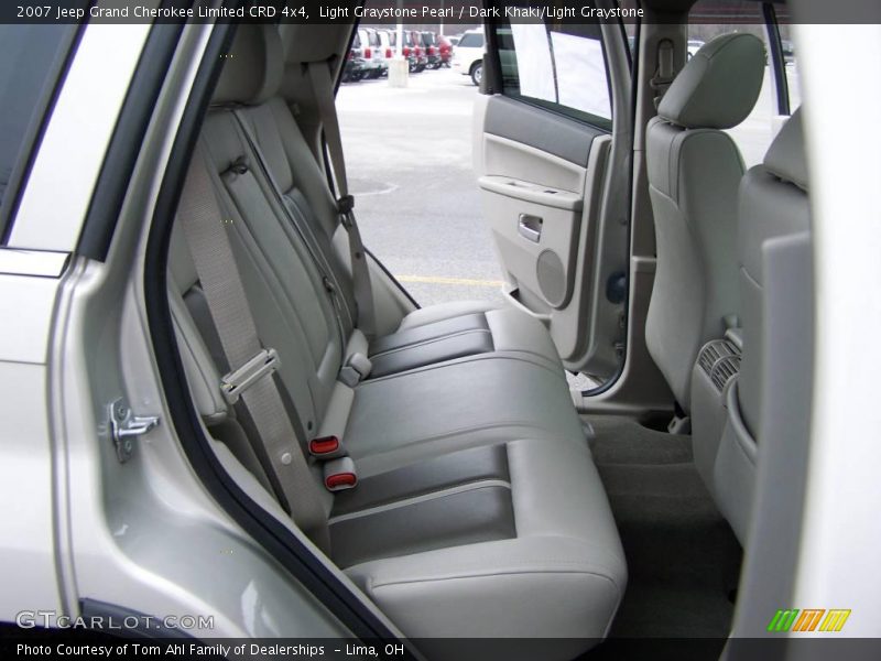 Light Graystone Pearl / Dark Khaki/Light Graystone 2007 Jeep Grand Cherokee Limited CRD 4x4