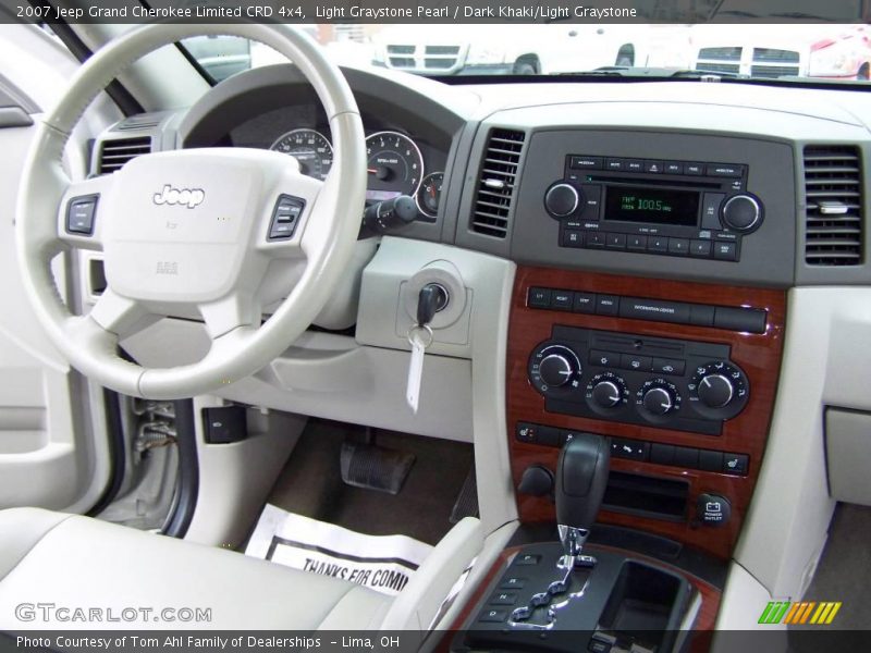 Light Graystone Pearl / Dark Khaki/Light Graystone 2007 Jeep Grand Cherokee Limited CRD 4x4