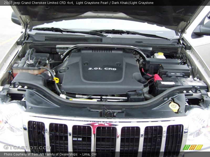 Light Graystone Pearl / Dark Khaki/Light Graystone 2007 Jeep Grand Cherokee Limited CRD 4x4