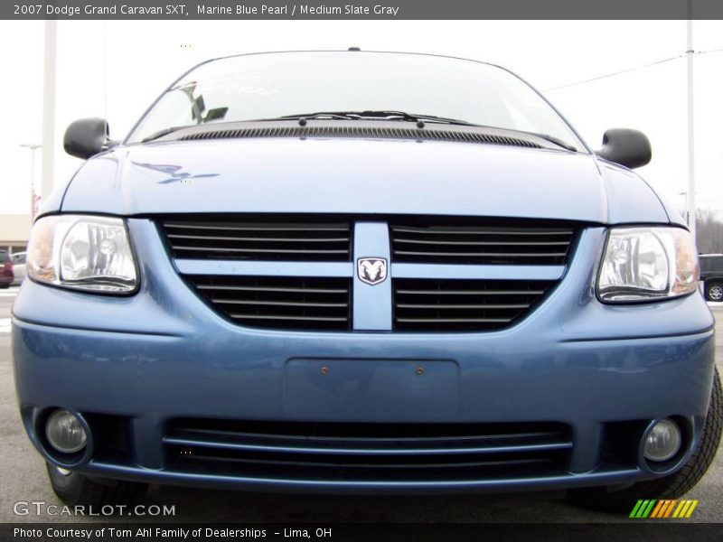 Marine Blue Pearl / Medium Slate Gray 2007 Dodge Grand Caravan SXT