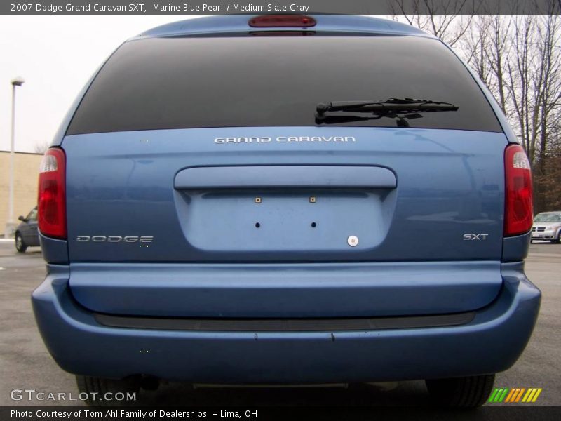Marine Blue Pearl / Medium Slate Gray 2007 Dodge Grand Caravan SXT