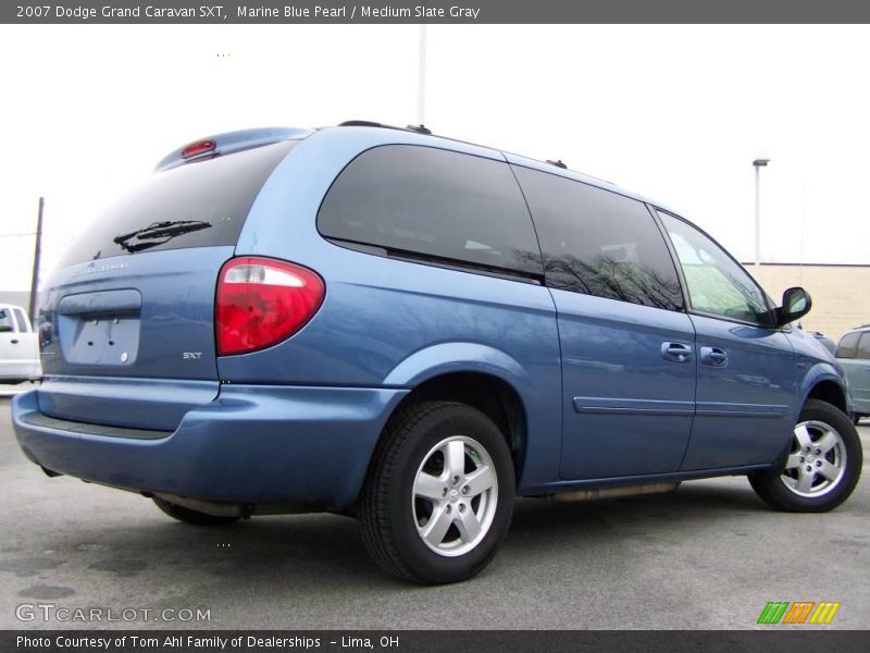 Marine Blue Pearl / Medium Slate Gray 2007 Dodge Grand Caravan SXT