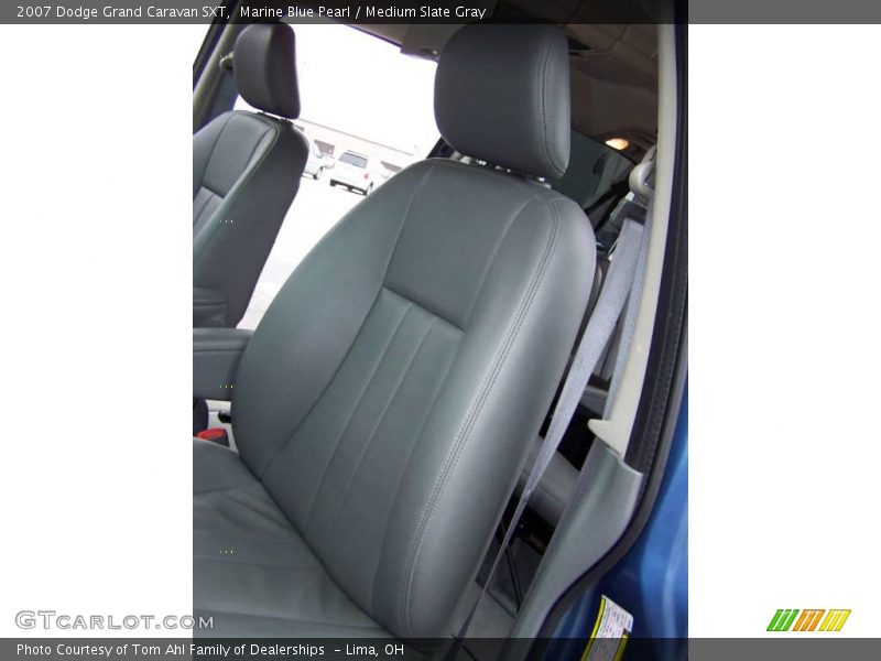 Marine Blue Pearl / Medium Slate Gray 2007 Dodge Grand Caravan SXT