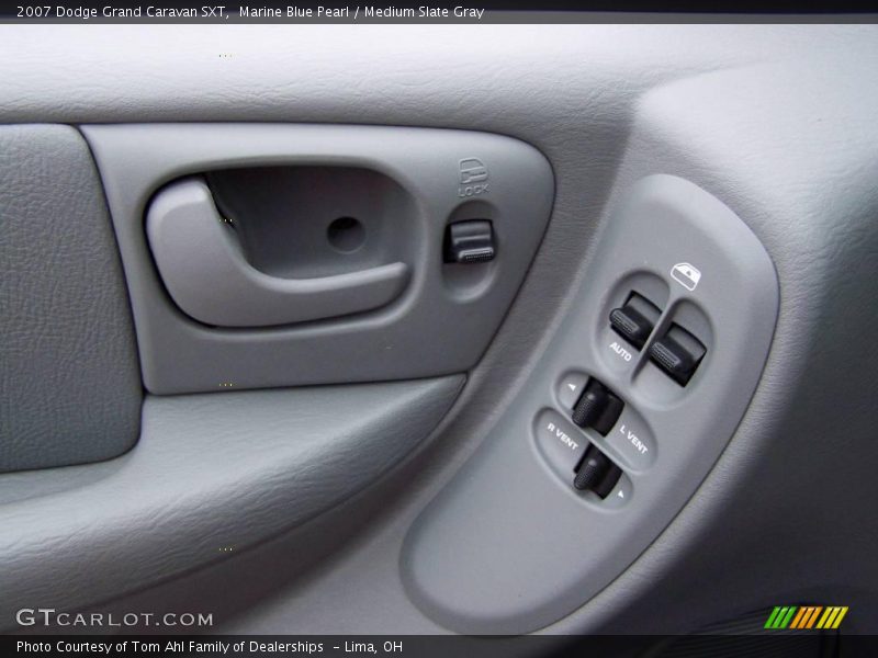 Marine Blue Pearl / Medium Slate Gray 2007 Dodge Grand Caravan SXT